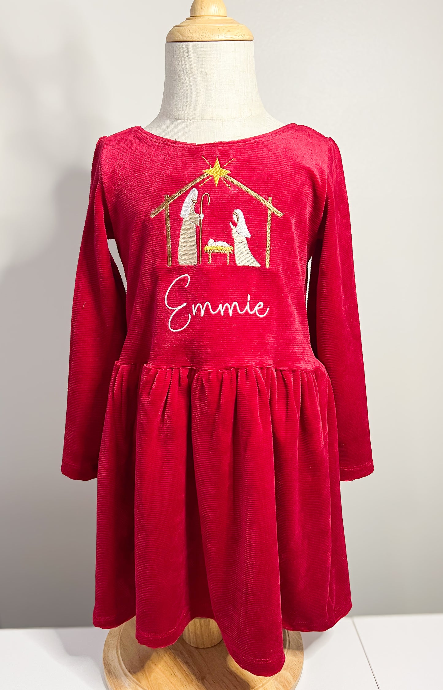 Embroidered Nativity Dress